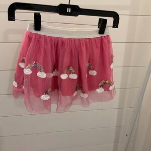 Pink Rainbow Kids Skirt